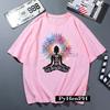 Fashion Yoga Youth Summer T-shirt Girls Short Sleeve T-shirt Fitness Sports Hot Sale Oversized T Shirt Summer polyester fabric