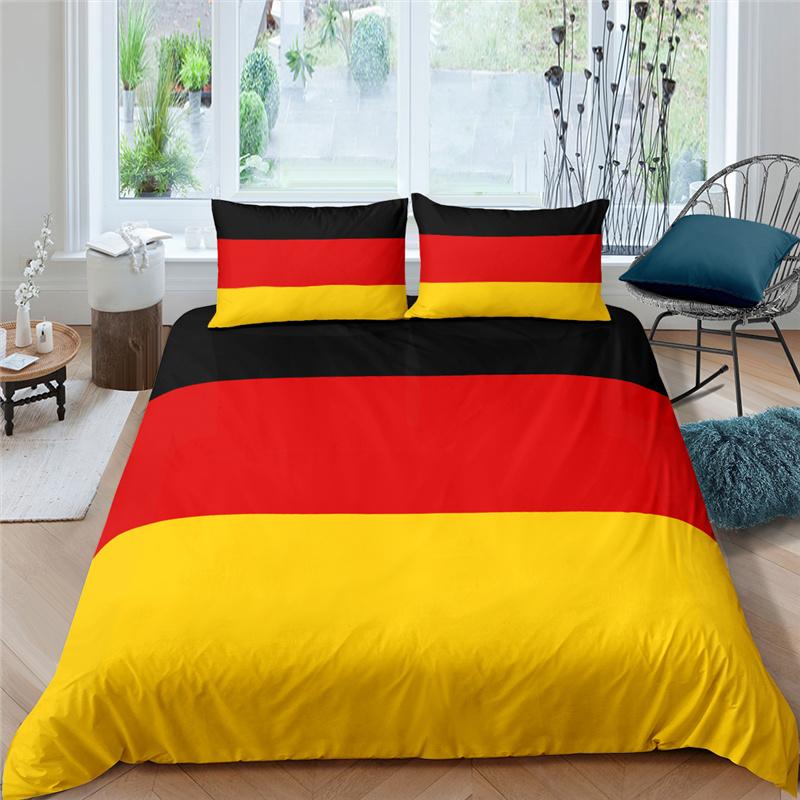 World National Flags Bedding Set Sheet King Twin Double Child Bedding Set Mircofiber or Polyester Duvet Cover Set Home Textiles