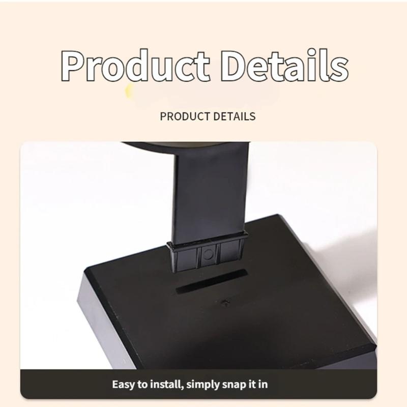 Plastic Hairband Display Stand For Jewelry Stores And Home Decoration With Multiple Layer Designs