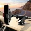 Rotate Car Phone Holder Retractable Arm Dashboard Bracket Phone Accessories Clip Stand  Car