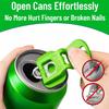 16 Pack Durable Can Openers for Kitchen, Can Tab Opener and Cover,Easy to Use Can Lid Remover with Soft Grip Handle, Essential Tool for Home,