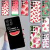 Summer Fruit Watermelon Case For Samsung Galaxy S23 S21 S22 Ultra S20 FE S8 S9 S10 Plus Note 10 Note 20 Ultra Cover