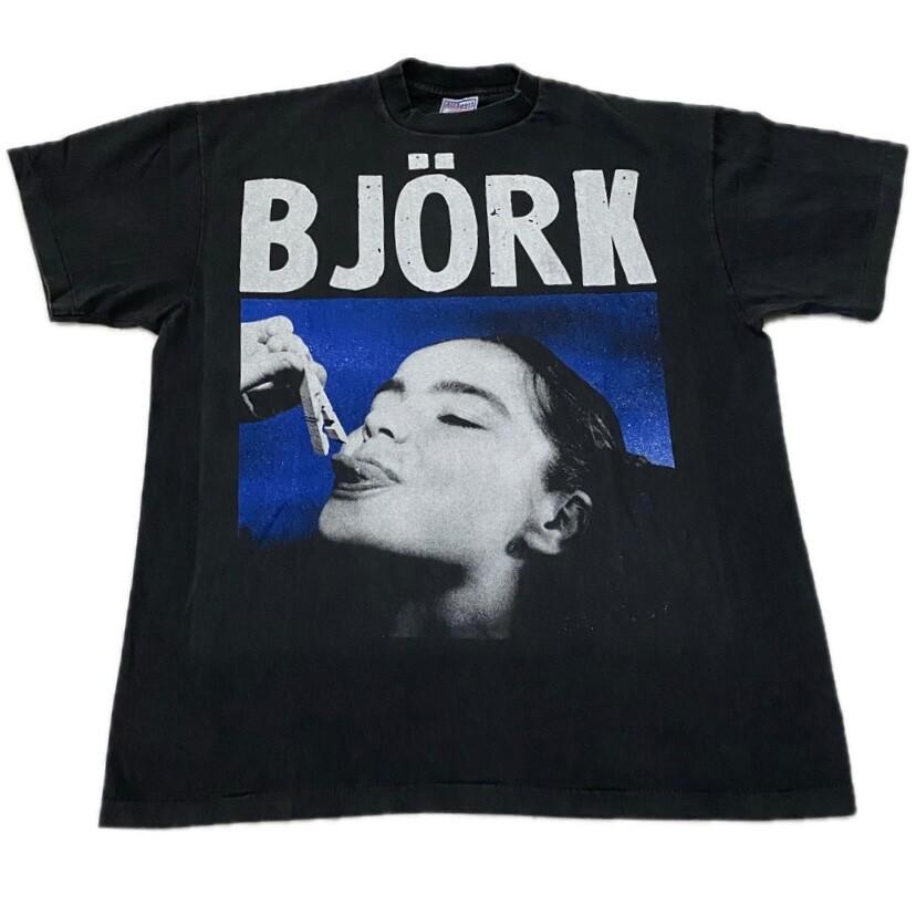 BJORK Vintage 90s Band Debut Album Rare Size XL Single Stitch T-Shirt REPRINT XL