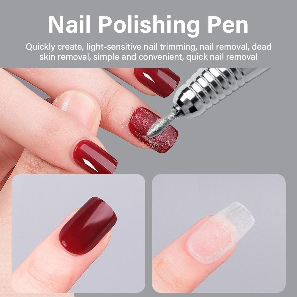 Nail Polish Machine, Portable Battery Nail Polish Machine, Electric Nail Removal and Dead Skin Removal Professional Nail Removal Tool