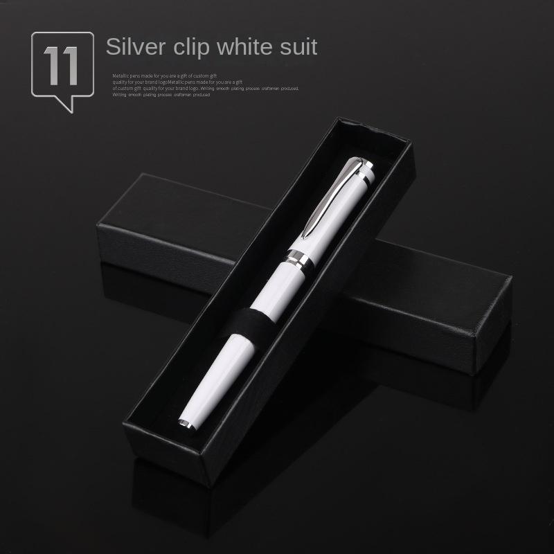Metal Ballpoint Pen Rollerball Pen Medium Oil Pen Small World Cap Set Birthday Gift DIY Pen