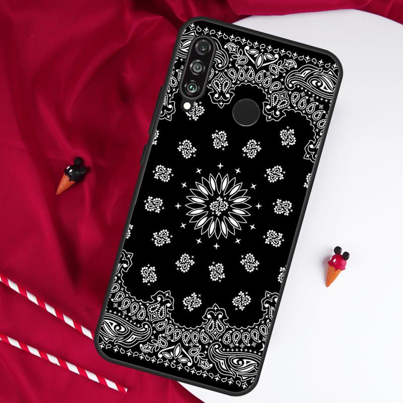 Royal Bandana Paisley For Huawei Nova 12s 11i 12i 7i 8i Y73 Y70 Y90 Y60 Y72 Y61 Y91 9 10 SE P30 Pro P40 Lite Case