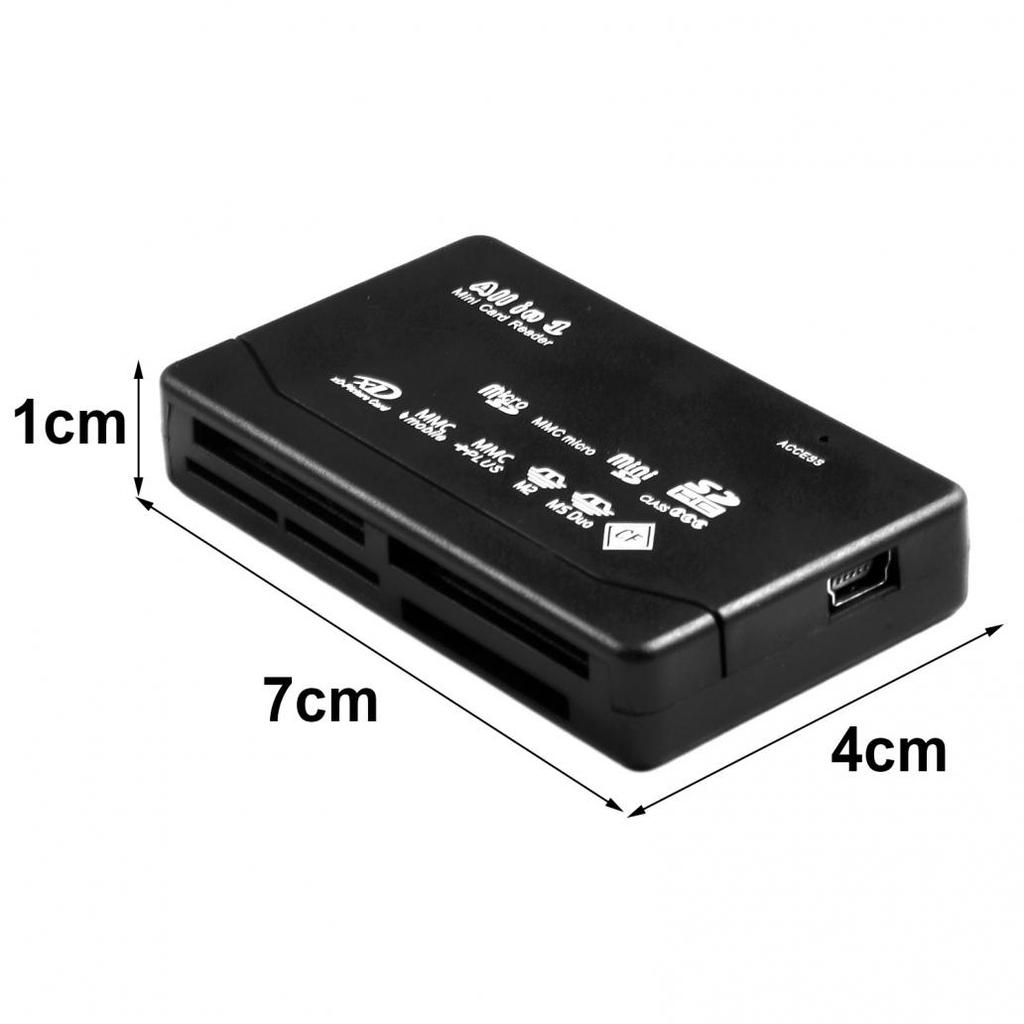 USB 2.0 Card Adapter Card Reader/TF/CF/XD/MS MMC Memory Card Reader