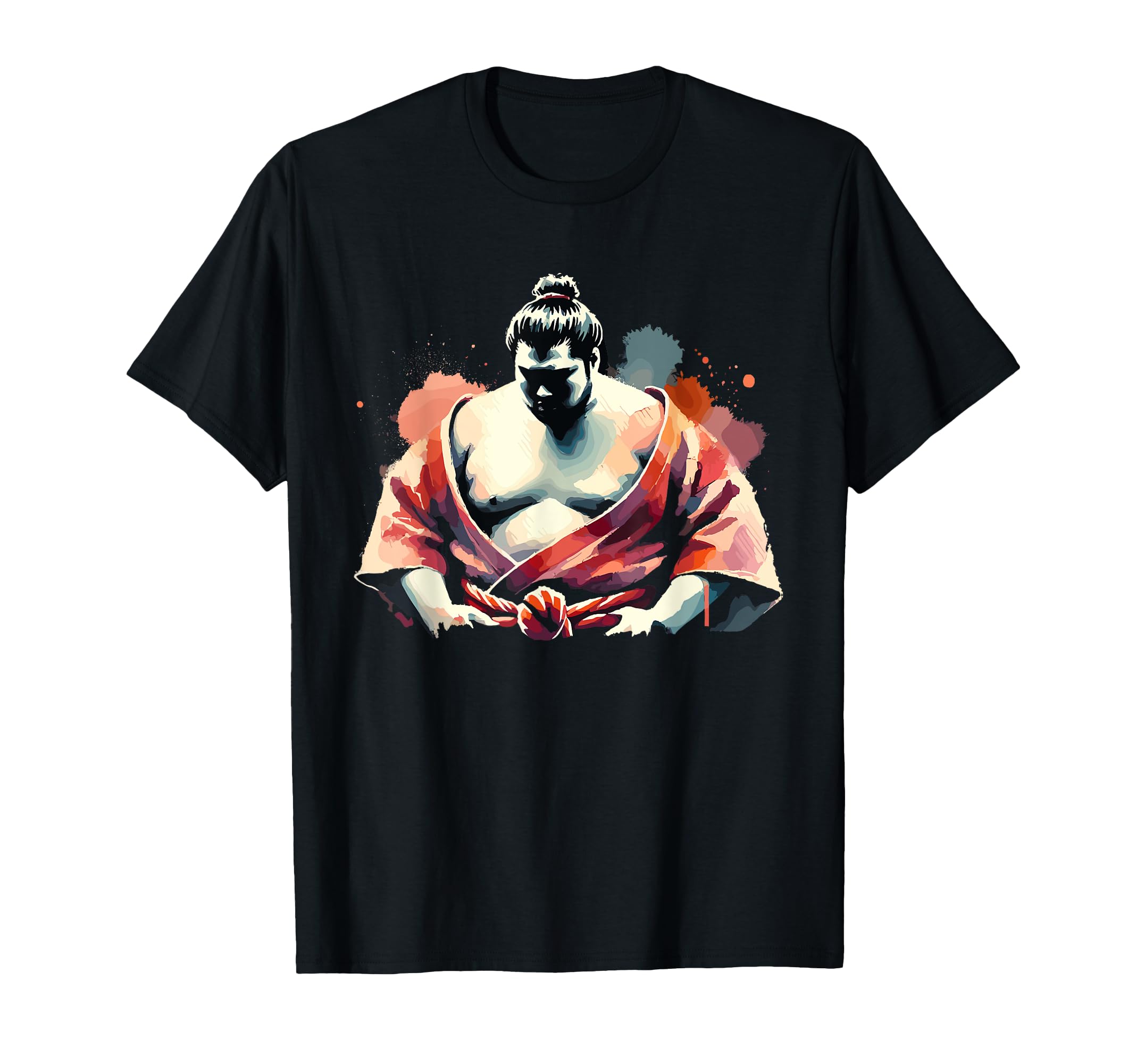 

Sumo Strength and Honor Traditional Japanese T-Shirt чорний