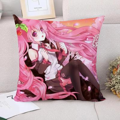 Car Decoration M-Miku Cushion Cover Couple Pillow Pillowcases Decorative Pillows Covers Fall Decor Pilow Cases Sofa