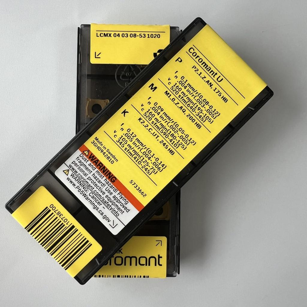 SANDVIK / LCMX040308-53 1020 / Original Swedish hard alloy blade 10 Pcs