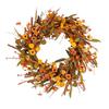 Twinkling Christmas Mitten Wreath, Christmas Lighted Werath Front Door Artificial Garland, Christmass Balls Hanging For Par