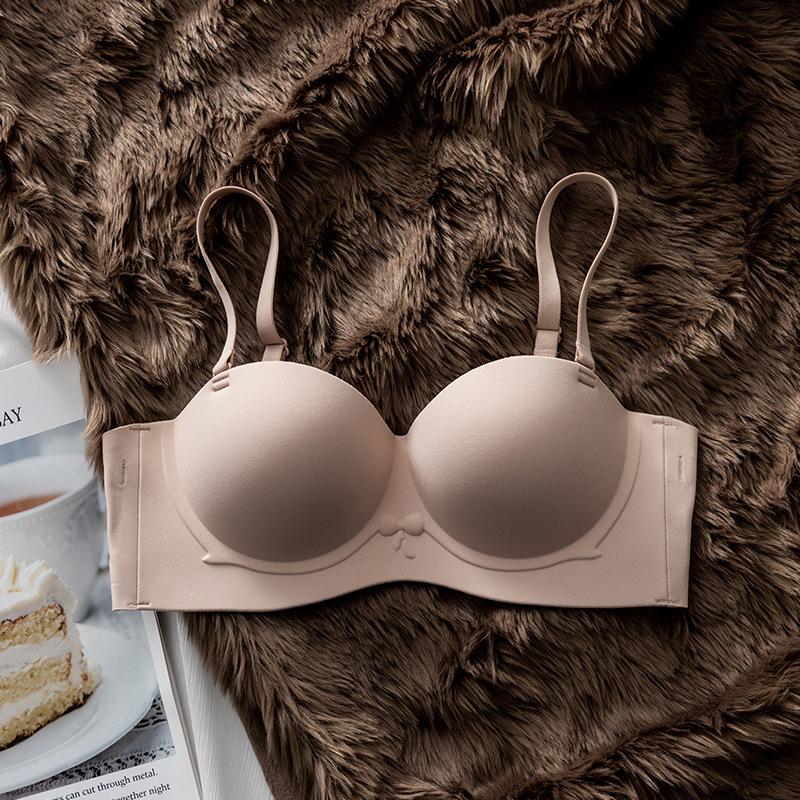 

Собирающий бюстгальтер для женщин Простой и бесшовный лиф Сексуальная коллекция Аксессуар Поддержка груди Регулируемый бюстгальтер XL бежевый