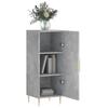 VidaXL Buffet Gris béton 34,5x34x90 cm Bois d'ingénierie 828528