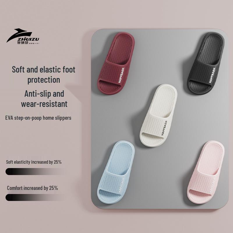 Women's Summer Breathable Non-slip Slippers - Step-on-Cloud Comfort for Home & Bathroom