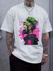 Cyberpunk Graphic Print T-shirt