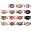 Personality Funny Printed Mask Facial Expression Party Cosplay Mask  Winter Outdoor