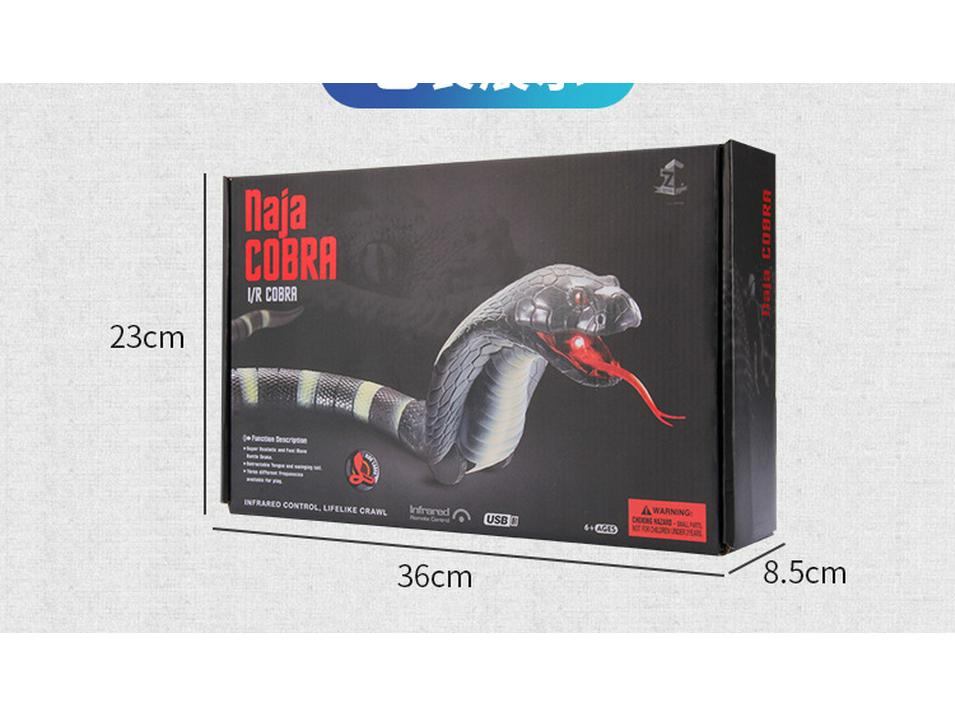 Realistic Remote Control Rattlesnake Toy: King Cobra Experience