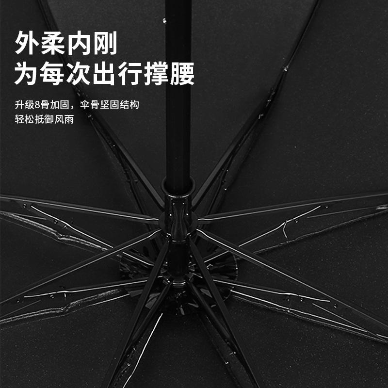 Sun umbrella Small fresh vinyl UV protection parasol Women's sunscreen three-fold umbrella Umbrella folding light