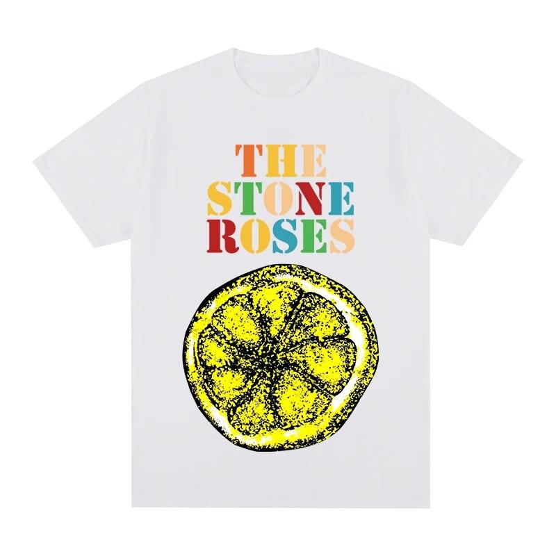 The Stone Roses Lemon T-shirt Cotton Unisex T shirt New TEE TSHIRT Womens Tops