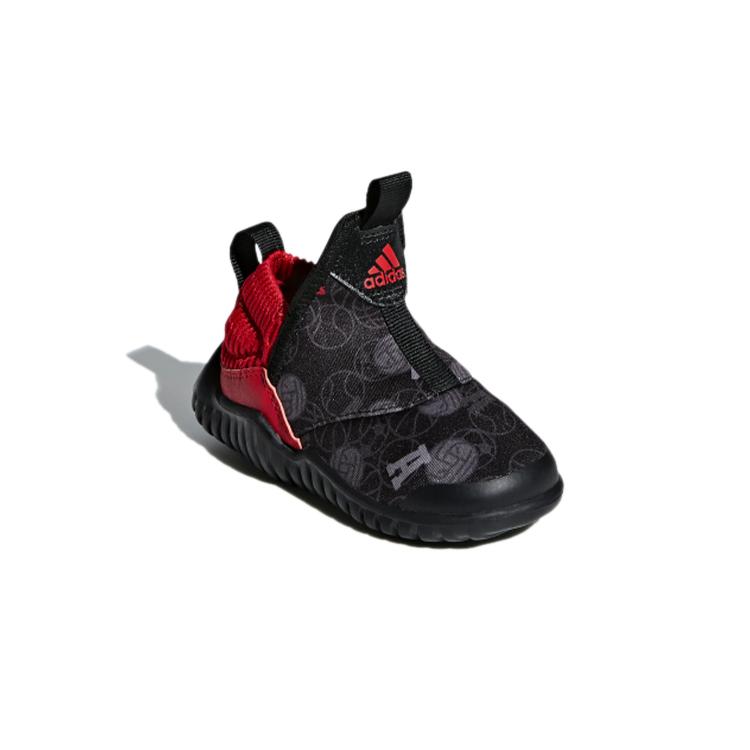 adidas Rapidazen I Abrasion Resistant Low Top Toddler Shoes Black Red Infant And Toddler G28456