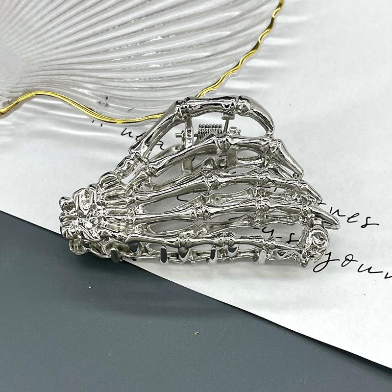 Ghost Metal Hand Grip Hair Clip Fashion Simple Claw Clip French Gift Headdress