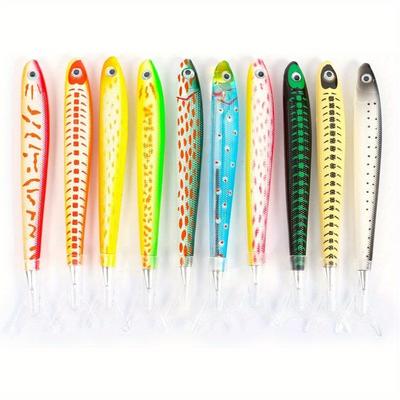 5pcs/lot Creative Fish Shape Ballpoint Pen Ocean Signature Pen For Writing Stationery Office School Supplies