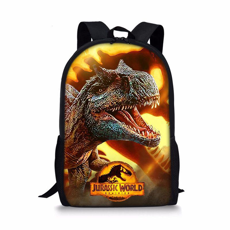 Jurassic World Dinosaurier Rucksack Große Kapazität Schultasche für Jungen und Mädchen