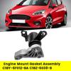 L10A Engine Mount Gasket Assembly C1BY-6F012-BA C1BZ-6038-B For Ford Fiesta 2014- C1BZ6038B Trans Motor Rubber Bracket