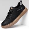 2024 autumn new men's handmade online casual leather shoes men's lace-up versatile board shoes youth trendy shoes men 2152