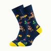 Men's Socks Christmas Stockings Pipe Christmas Santa Claus Ankle Socks
