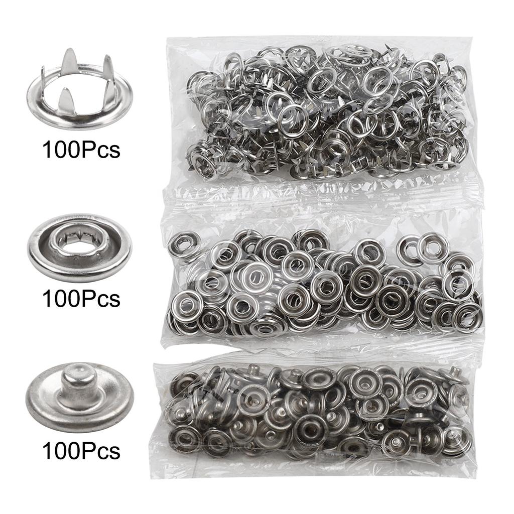 9.5mm Dia FiveClaw Snap Button Sewing Button For DIY Handmade