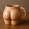 Vtipný hrnek na kávu ve tvaru zadku, novinka, hrnek ve tvaru boků 285 ml, sexy hrnek na pití boků, humorné dárky pro ženy a muže