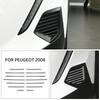 For Peugeot 2008 2019-2026 E2008 2020-2026 Front Fog Light Trim Fog Lamp Decoration Sticker Cover Styliing Mouldings Accessories