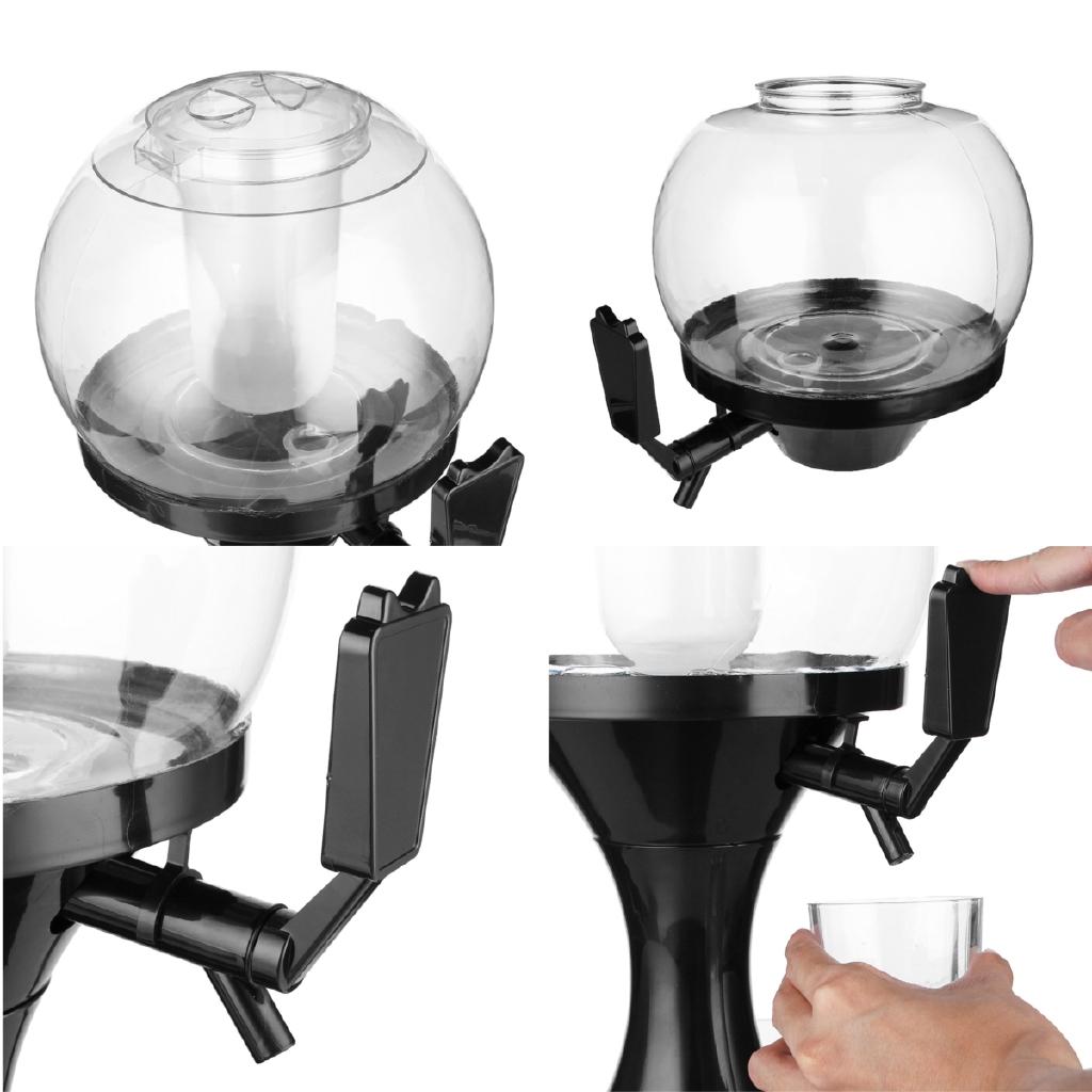 Stroj na výdej piva Nádoby na pití Průhledný design vrstvy Bar na benzínové pumpě Ledové jádro Pivo Kuchyně Nápoj Víno 22X50CM