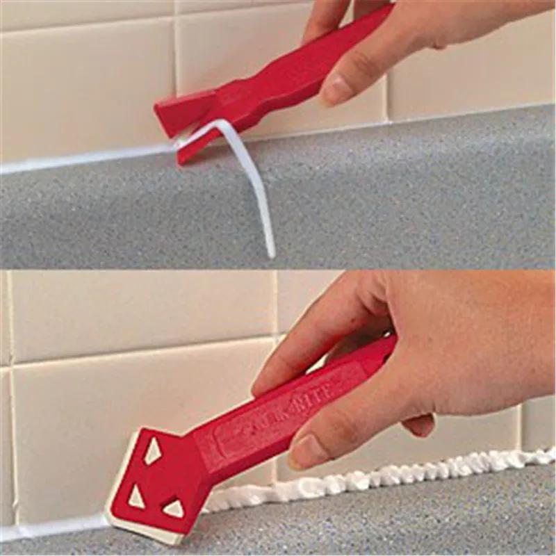 5 In1 Silicone Remover Sealant Smooth Scraper Caulk Finisher Grout Kit Tools Floor Mould Removal Hand Tools Set Accessories New