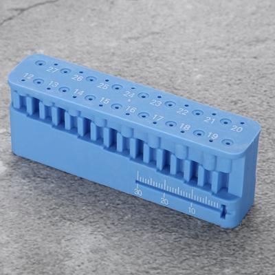 Zahnarzt-Instrumentenlineal, Zahnwurzelkanal-Messung, autoklavierbare Blockfeilen