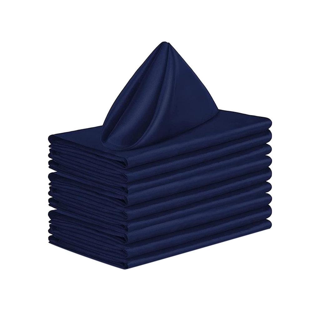 Set of 10 Elegant Napkins for Weddings and Special Events