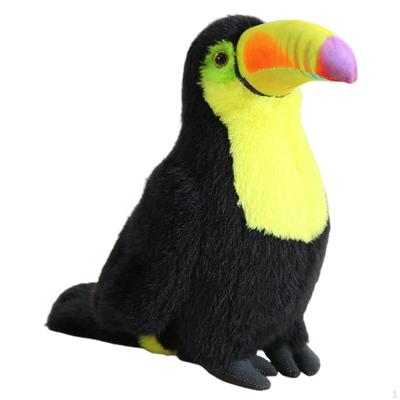 Toucan Toy Realistic Cuddly Decoration Party Favors Multifunctional Gift Stuffed Doll Sturdy for