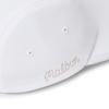 MALBON GOLF Seersucker Wide-Bridal Cap Off White