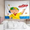 Caillou Tapestry for Bedroom Aesthetic Classroom Tapestries Wall Hanging for Living Room Dorm Office,Ideal Creative Gift