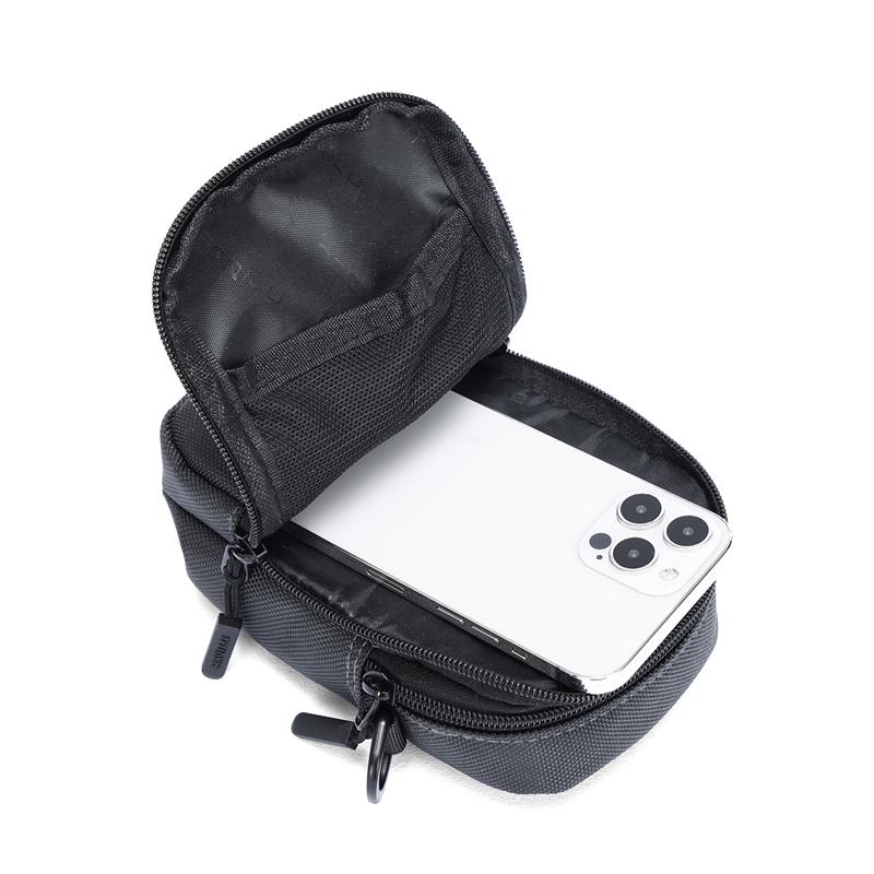 Mobile Phone Bag Men's Shoulder Crossbody Bag Water-Repellent Oxford Bag