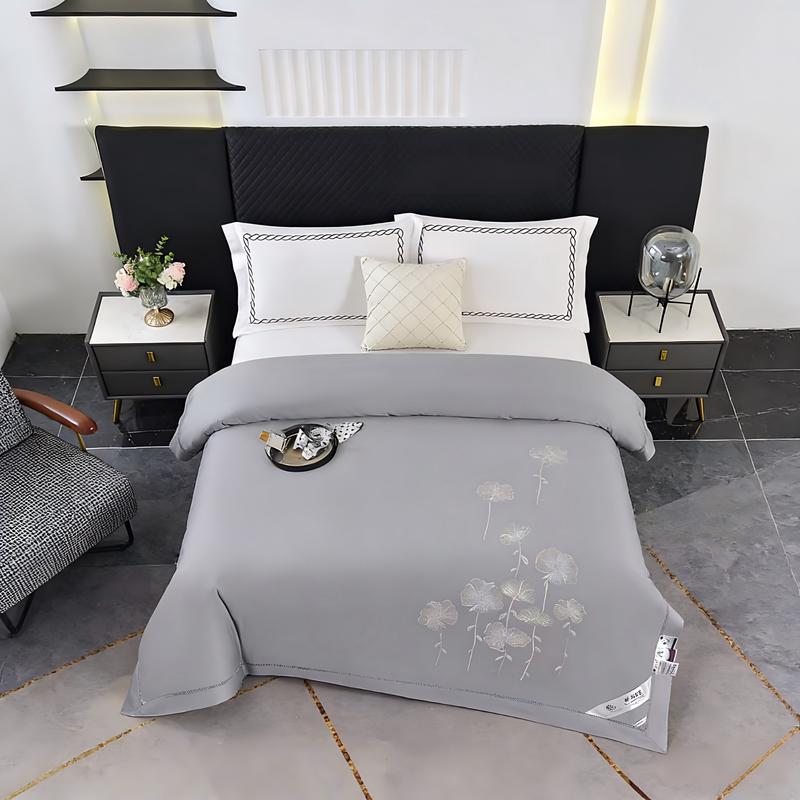 

Southern Living Caroline Embroidered Tussah Silk Quilt