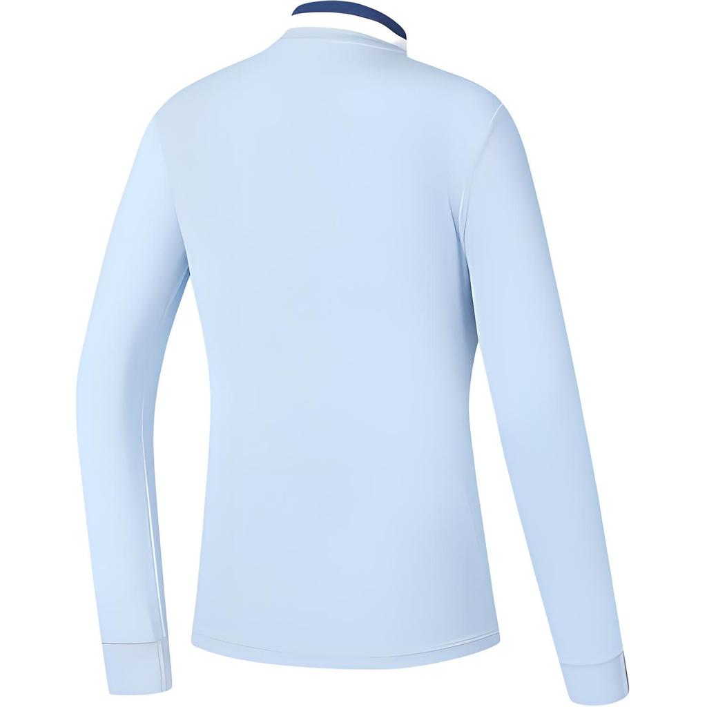 FILA Golf Series Knitted Comfortable Versatile Long Sleeve T-Shirt Women tops Afternoon-Blue A11W445202F-LB