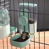 Waterer Automatic Pet Food Water Bottle Cage Hanging Gravity Feeding Cat Feeder Drinking Convenient Dog Feeding Bowl for Puppy