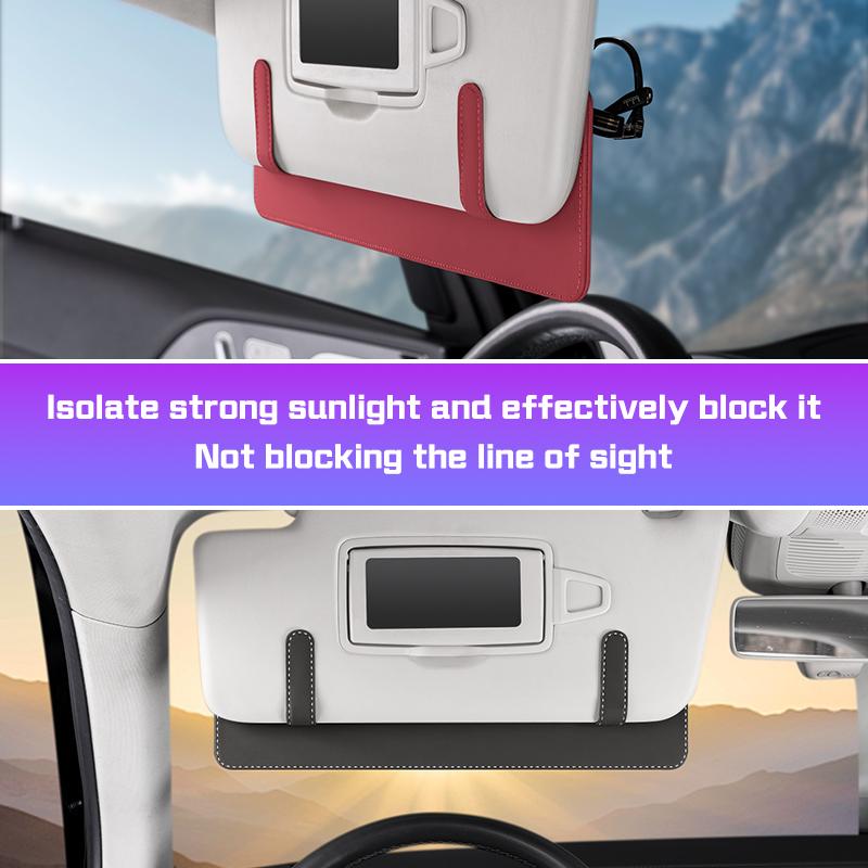 Leather Car Sunshade Extender Plate Glasses Storage Clip For BMW 1 3 5 6 7 Series X1 X3 X5X6 g30 g20 g45 g60 g70 e90 e60 e46 f10 II9
