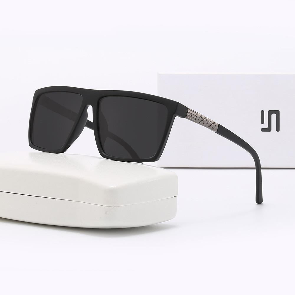 Retro Square Polarized Sunglasses For Men Uv400 Protection Outdoor Sports