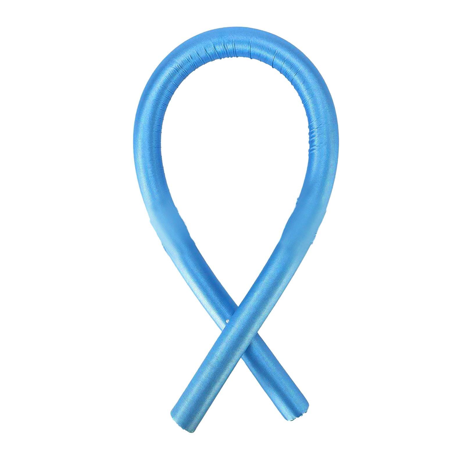 

Heatless Curling Rod Headband Curly Hair Rod Big Curling Stick синий