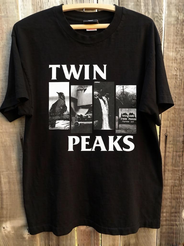 

Remake Twin Peaks Basic Charcoal T Shirt Retro Style Classic Tee Graphic Short Sleeve Shirt Unisex Unisex Women Summer S