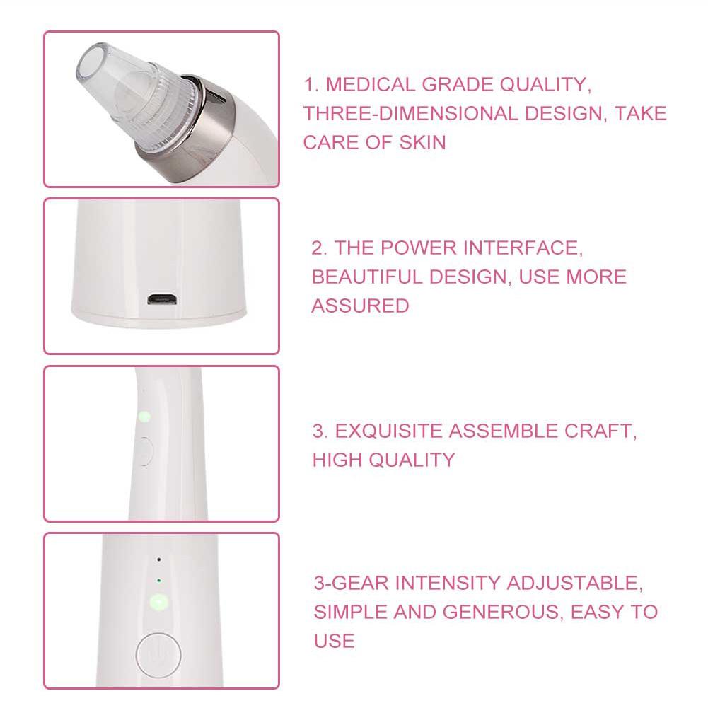 Electric Pore Cleanser Beauty Instrument Remove Blackheads Pimples Facial Cleaning Tools
