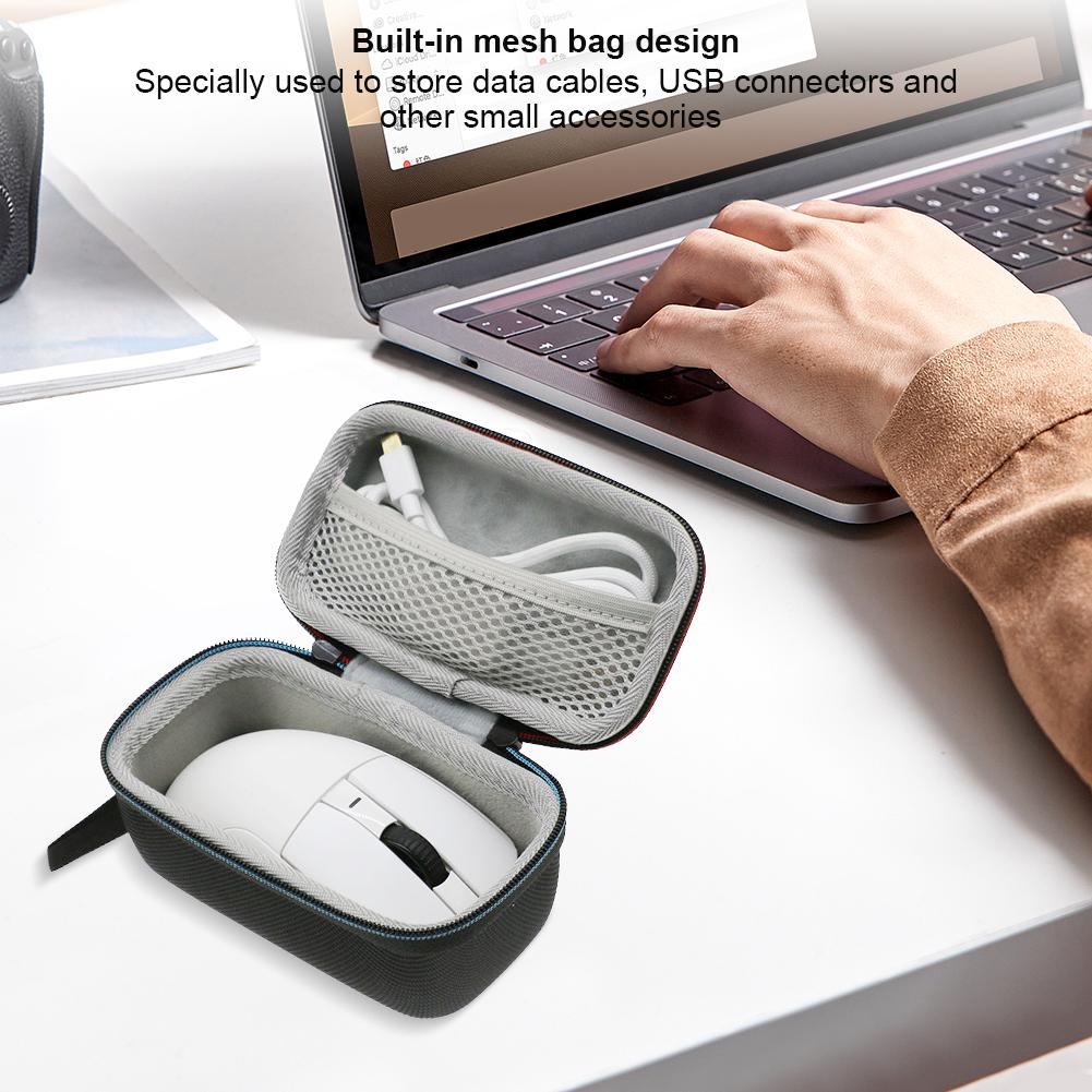 Gaming Mouse Case Travel Carrying Box Travel Case for Attack Shark R1 PAW3311 for DAREU A950 Wireless Gaming Mouse